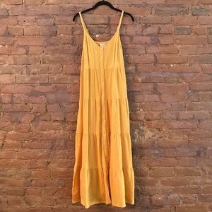 Bright and breezy yellow maxi dress